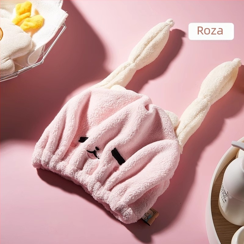 Šešir za sušenje kose za djecu, dvostruki sloj, debeo, visoka apsorpcija, brzo sušenje