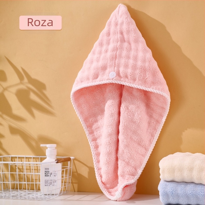 Šešir za sušenje kose za djecu, dvostruki sloj, debeo, visoka apsorpcija, brzo sušenje