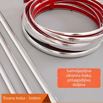 Samoljepljivi PVC zidni trak – vodootporan dekorativni zidni panel, uzorak jedinstven, 1 komad, pogodna za dnevni boravak, spavaću sobu, kuhinju i kupaonicu