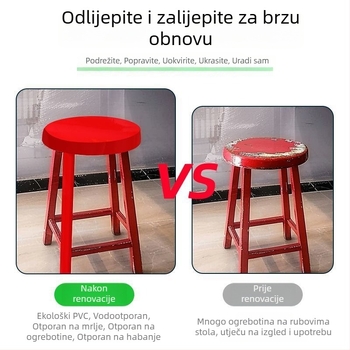 Crvena PVC sigurnosna traka za staklo – samoljepljiva dekorativna naljepnica za zid, završna traka, minimalistički stil