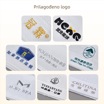 Hotelski ručnici, od 100% pamuka, debeli, pređa 32/21/16s, jednostruki, 25 g, upijanje 0–5 s
