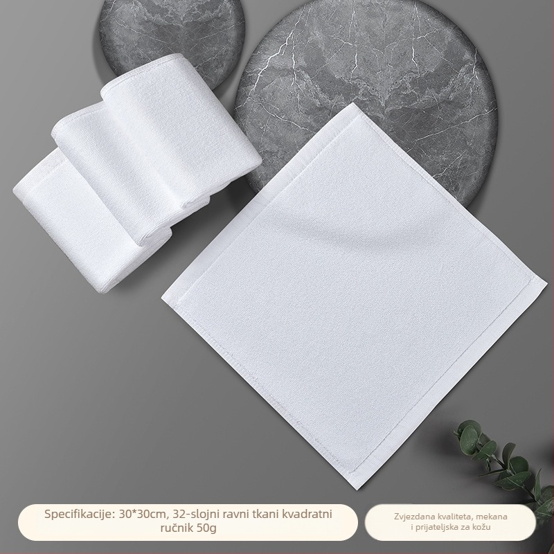 Hotelski ručnici, od 100% pamuka, debeli, pređa 32/21/16s, jednostruki, 25 g, upijanje 0–5 s