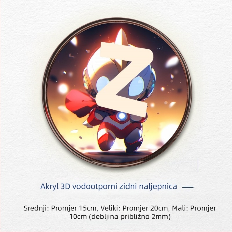 Naljepnica za zid za pokrivanje rupa vodovoda – akril, vodootporan