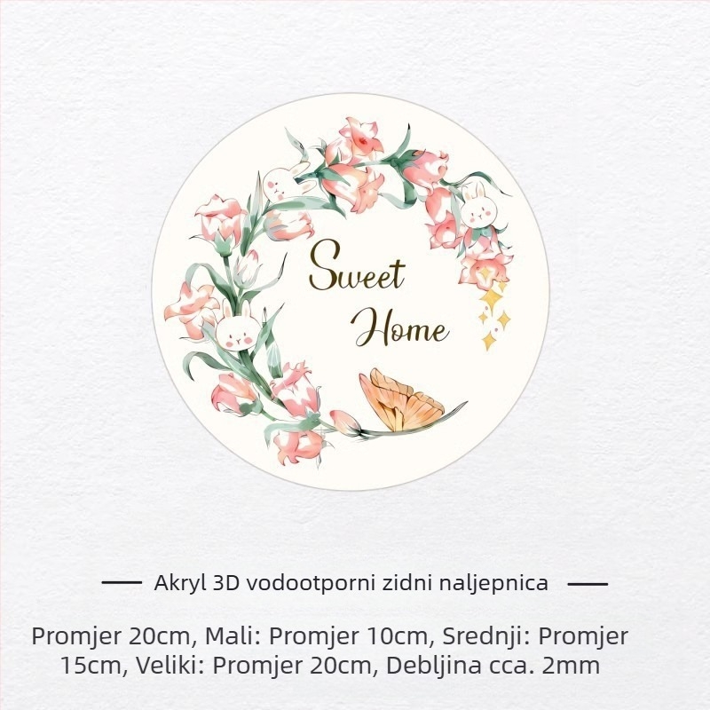 Naljepnica za zid za pokrivanje rupa vodovoda – akril, vodootporan