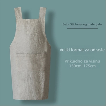 Pregača bez rukava u minimalističkom stilu