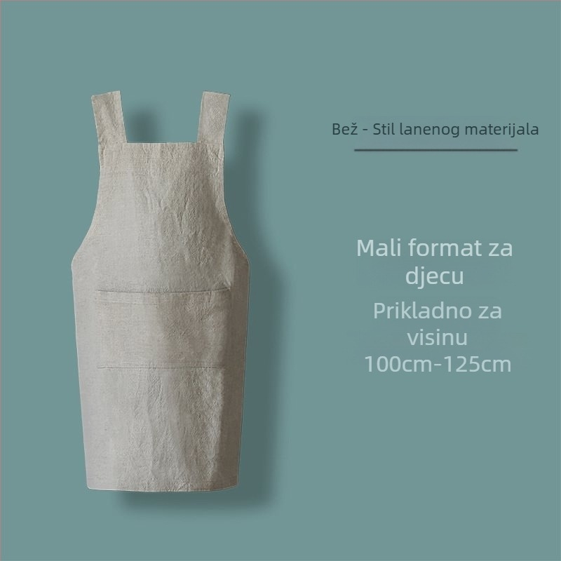 Pregača bez rukava u minimalističkom stilu