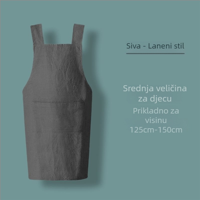 Pregača bez rukava u minimalističkom stilu