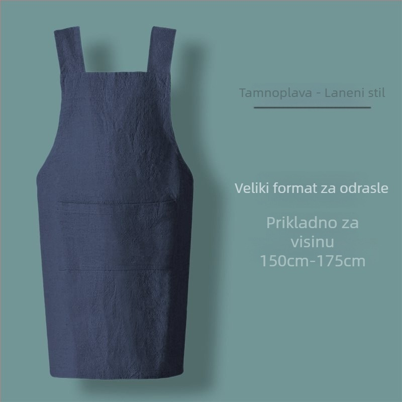 Pregača bez rukava u minimalističkom stilu