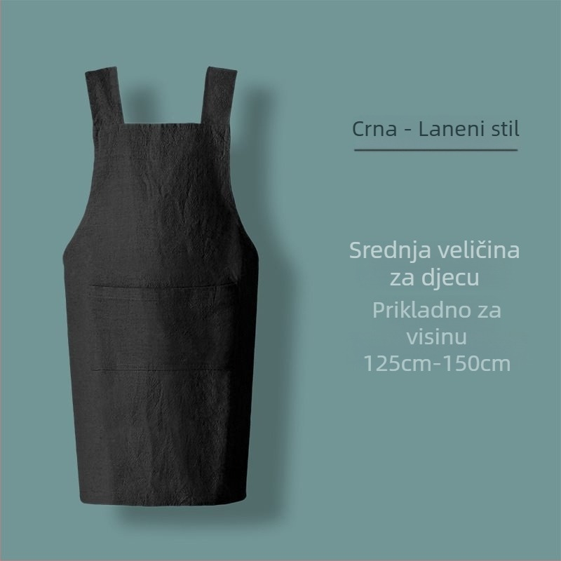 Pregača bez rukava u minimalističkom stilu