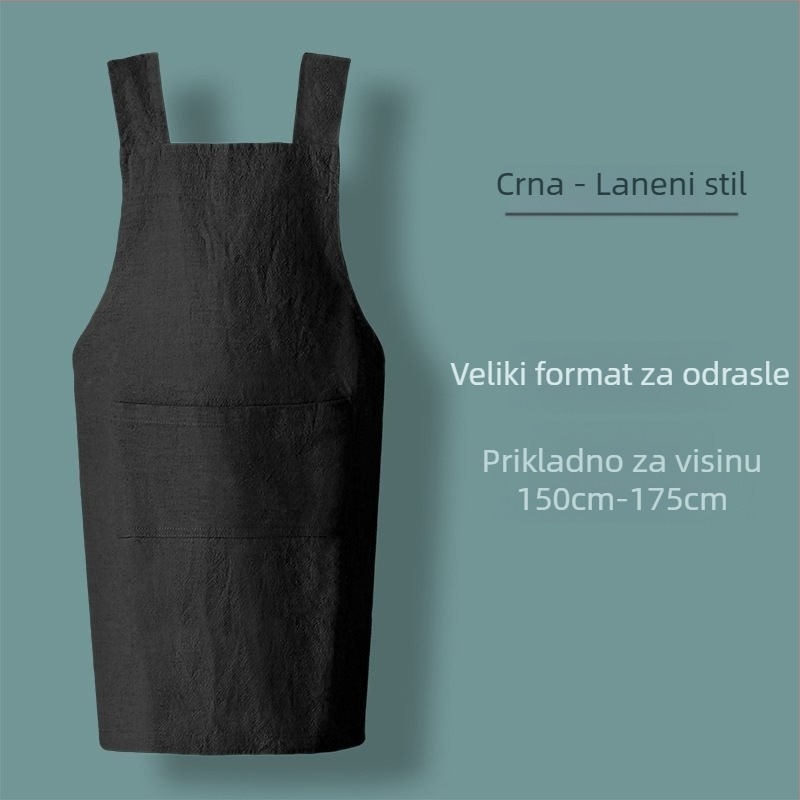 Pregača bez rukava u minimalističkom stilu