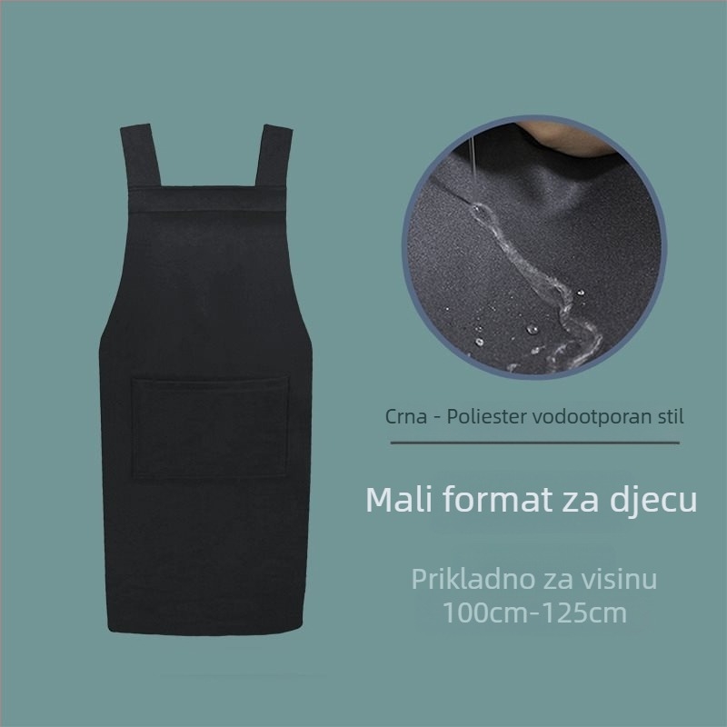 Pregača bez rukava u minimalističkom stilu