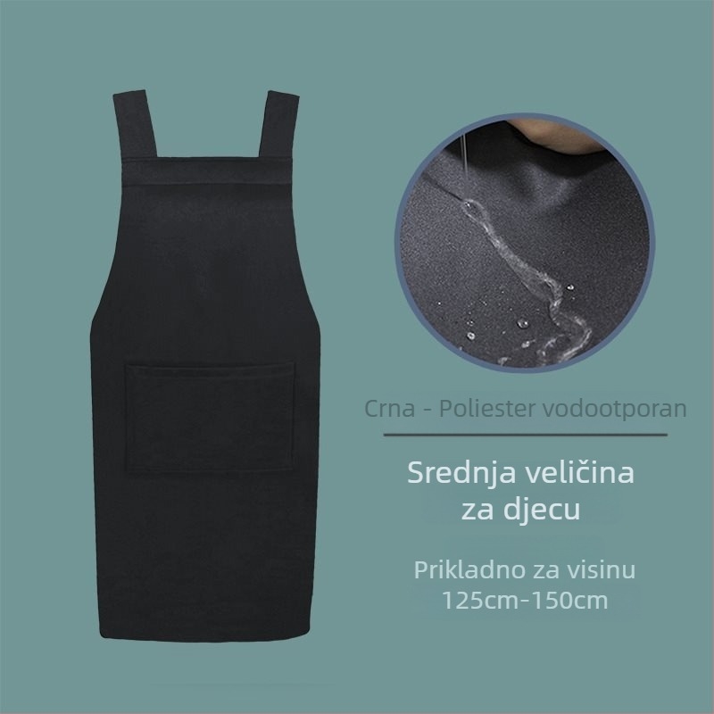 Pregača bez rukava u minimalističkom stilu