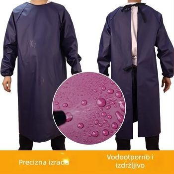 PVC pregača, vodootporna i otporna na ulje, protiv prljavštine, za radionicu i kuhinju