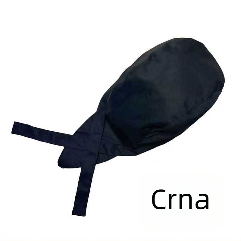 Pamučna kuharska kapa s prugama, warp-knitted konstrukcija, kupolasti vrh, podesiva traka za glavu