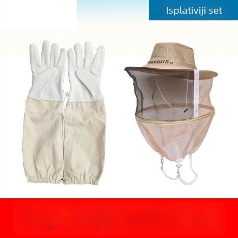 Rukavice za pčelarstvo od ovčje kože – zaštita od uboda, sigurno rukovanje pčelama, debela izvedba