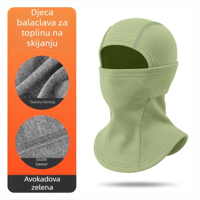 Unisex zimska višefunkcionalna maska za skijanje s Derong polyesterom i 11–20% elastanom, brzo sušenje, prozračnost, otporna na vjetar, održava toplinu, integrirana zaštita vrata