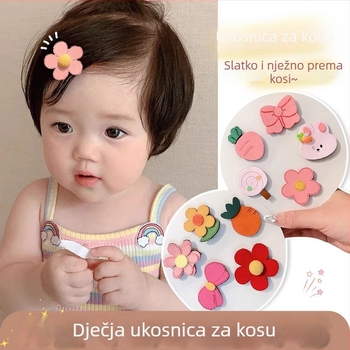 Spona za kosu za djecu - Tkanina, crtani stil, ručno izrađeno
