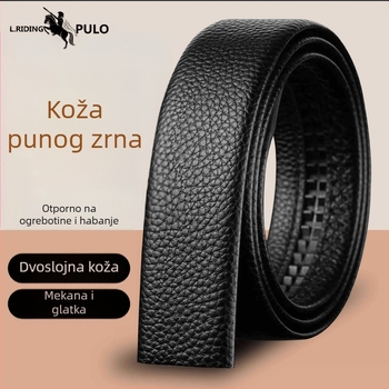 Muški kaiš s automatskim kopčanjem – poslovni casual i opušten stil, proljeće 2025, Qingqi Paul