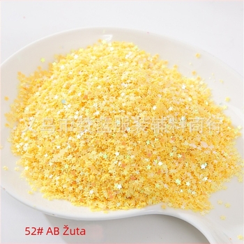 3 mm zvjezdaste sequin za nokte, ukrasne perle za nokte, DIY punjenje kristalnog slima, UV ljepilo