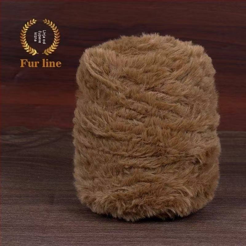 Pređa od vlakana poliestera za pletenje - poluworsted, kuglasta pređa, podrijetlo Hebei, marka Fur line