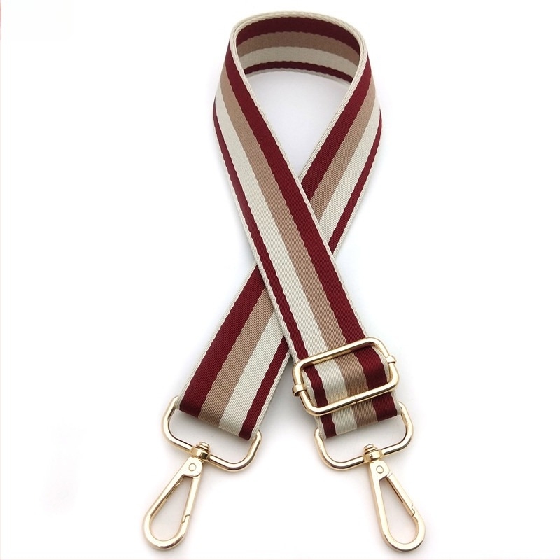 Remen za ramena s prugastim uzorkom, poliester materijal, dizajn za smanjenje opterećenja, izdanje Zima 2025