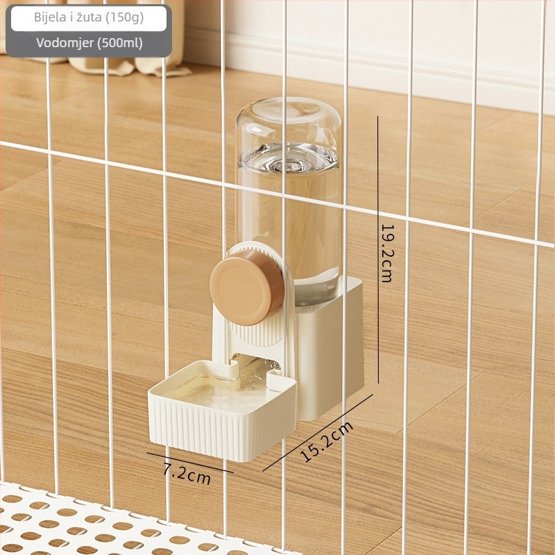 Automatski hranilnik i dispenser vode za kućne ljubimce, za viseću kućicu, plastike, univerzalno za sve kućne ljubimce, Craftsman's quality.