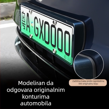 Okvir za registracijske pločice Wenjie M8 (ažurirana verzija) – plastični, okvir s cijelim rubom, kompatibilan s 25 modela Wenjie M8