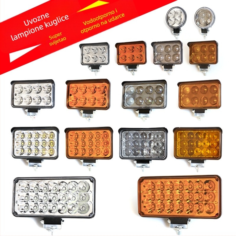 Kamionski LED reflektor, napajanje 12-80V, snaga 20-160W, IP67, kućište od lijevanog aluminija