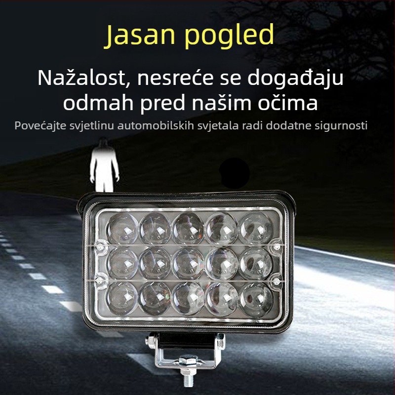 Kamionski LED reflektor, napajanje 12-80V, snaga 20-160W, IP67, kućište od lijevanog aluminija