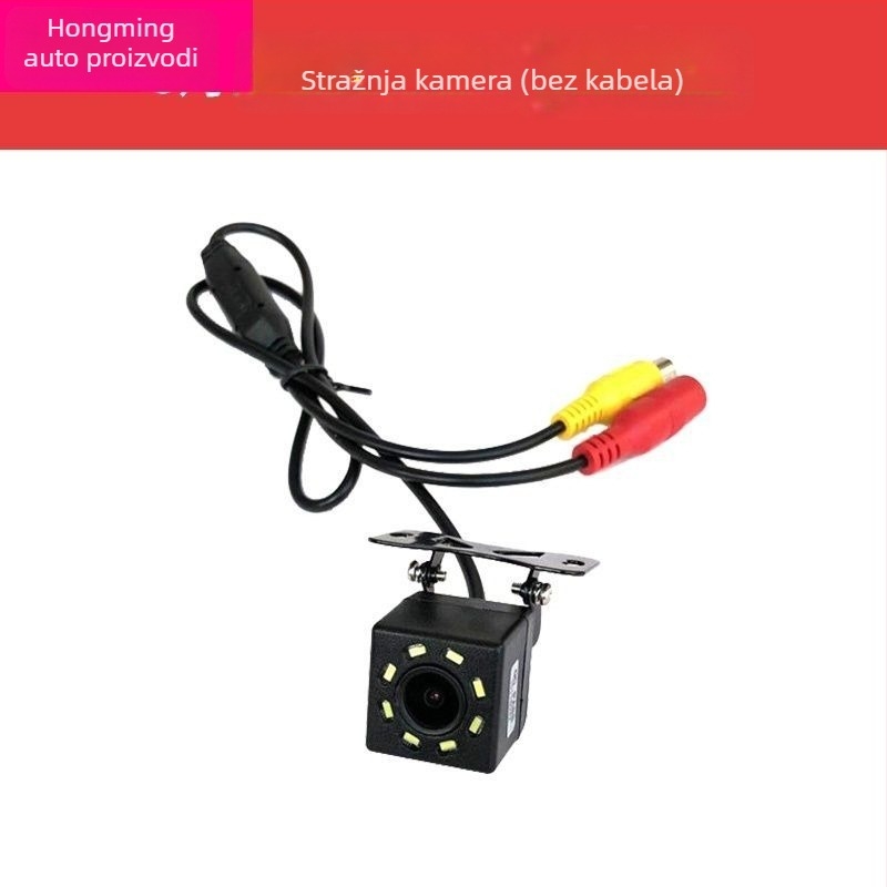 12V univerzalna automobilna kamera za stražnji pogled s infracrvenim noćnim vidom, vodootporna, nadzor stražnjeg pogleda
