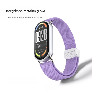 Najlonski tkani elastični remen za Mi Band 10 s magnetskom kopčom, širine 14 mm