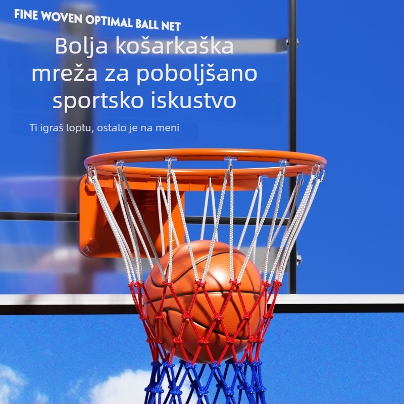 Ojačana mreža za koš s okvirom za ploču, profesionalna upotreba, težina 0.8 kg