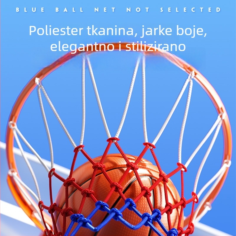 Ojačana mreža za koš s okvirom za ploču, profesionalna upotreba, težina 0.8 kg