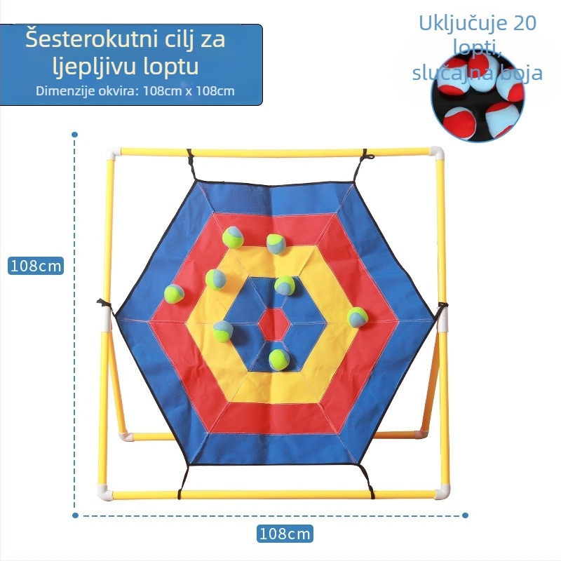 Disk za bacanje vrećica s mrežastim materijalom — igra za predškolce za senzornu integraciju, vanjsku tjelesnu aktivnost (4–6 godina)