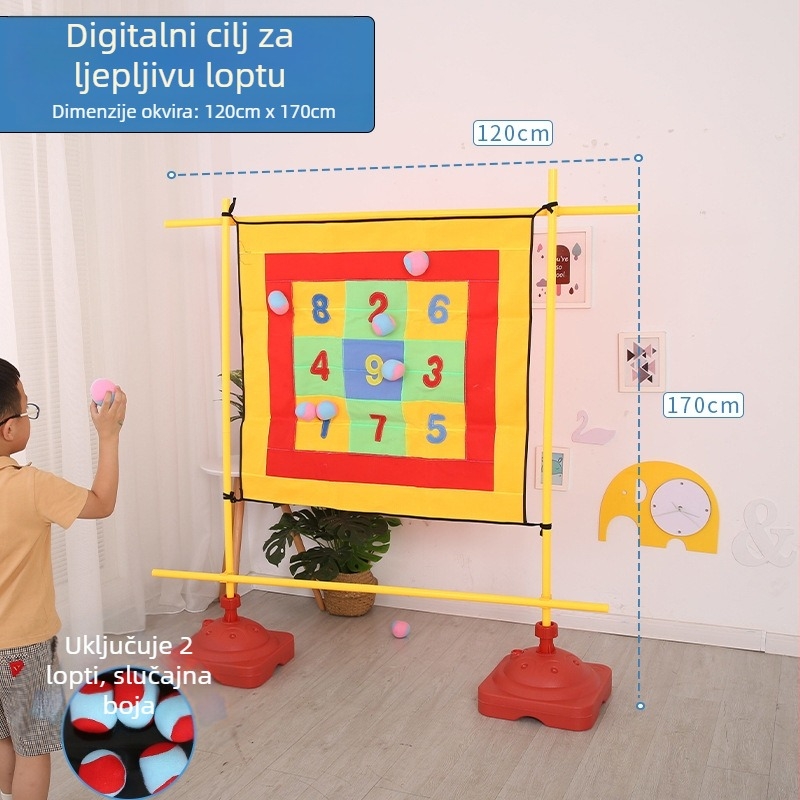 Disk za bacanje vrećica s mrežastim materijalom — igra za predškolce za senzornu integraciju, vanjsku tjelesnu aktivnost (4–6 godina)