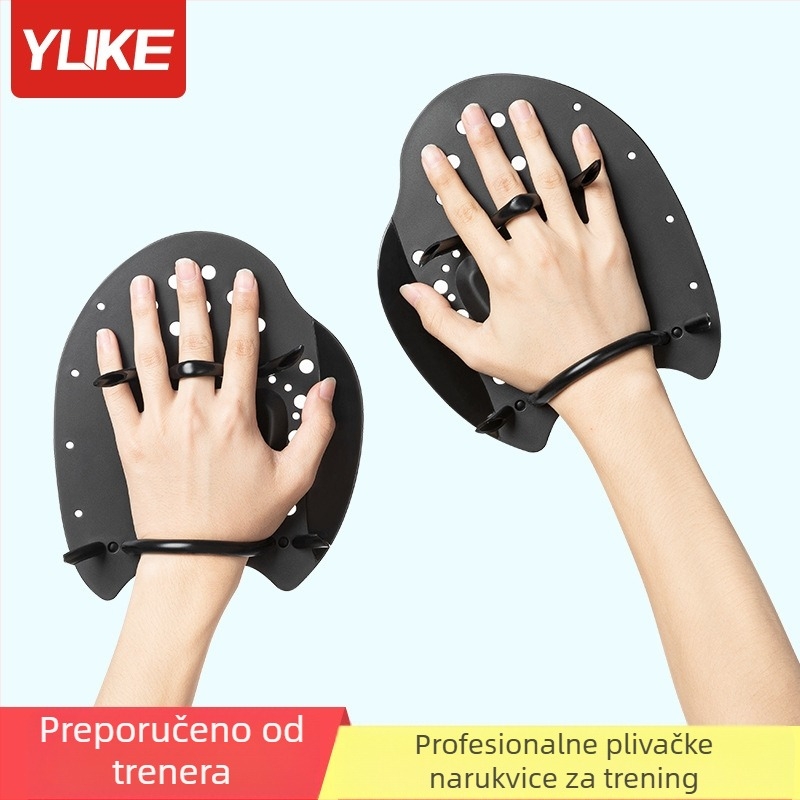 Feather pomoć za plivanje s dlanom — PP silikon, plutice/rukavice, trening za odrasle i djecu