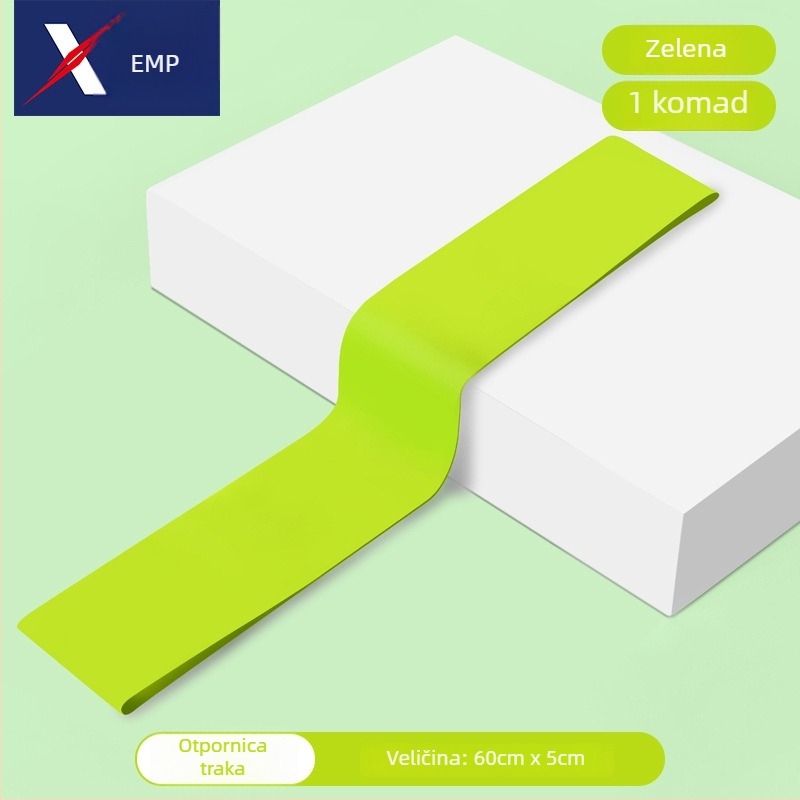 Shanpu A1V50 Elastična traka otpora za produženje nogu, vježbe ramena i leđa, vježbe prsnog koša i bokova, joga traka