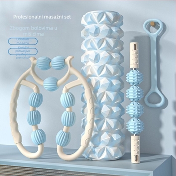 Pjena valjak za jogu – kolona, prstenasti masažer za mišiće listova, marka Unique, materijal PP, uvoz: Ne