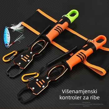 Kljesto za ribolov od aluminijske legure s ugrađenom vagu, višenamjenski alat