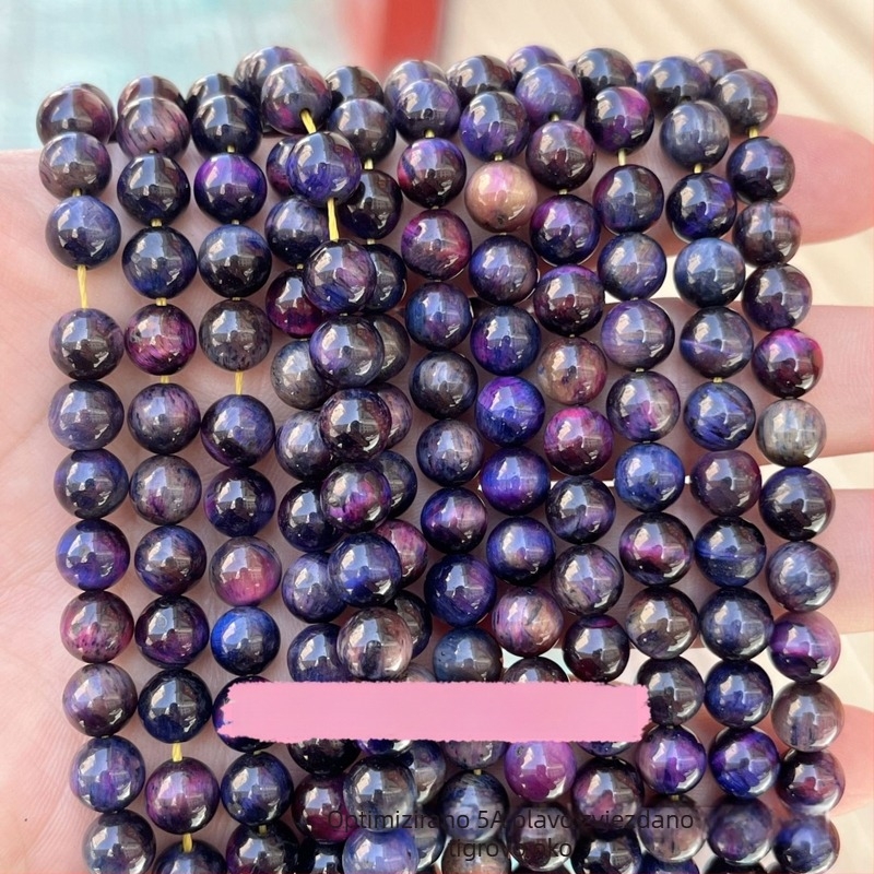 Prirodne perle od tigrovog oka, okrugle perle za DIY nakit, poluproizvodi