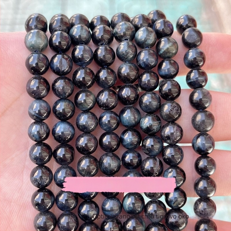 Prirodne perle od tigrovog oka, okrugle perle za DIY nakit, poluproizvodi