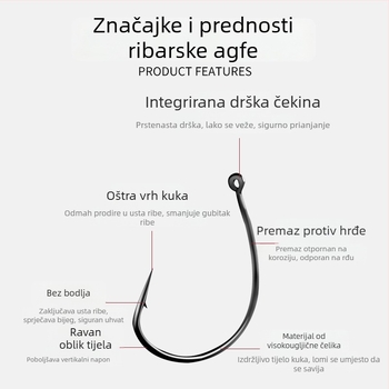 Set za jigging ribolov: jig linija, olovno uteg, udica, Texas rig linija