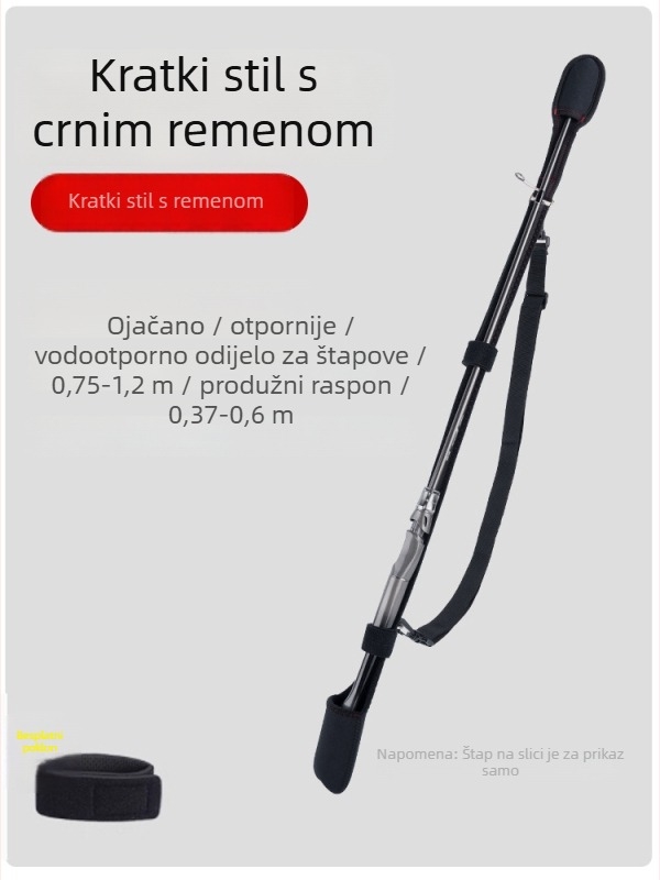 Set štapova za ribolov s zaštitnim kućištem i pohranom, Pool Blade – guma, licencirana privatna marka