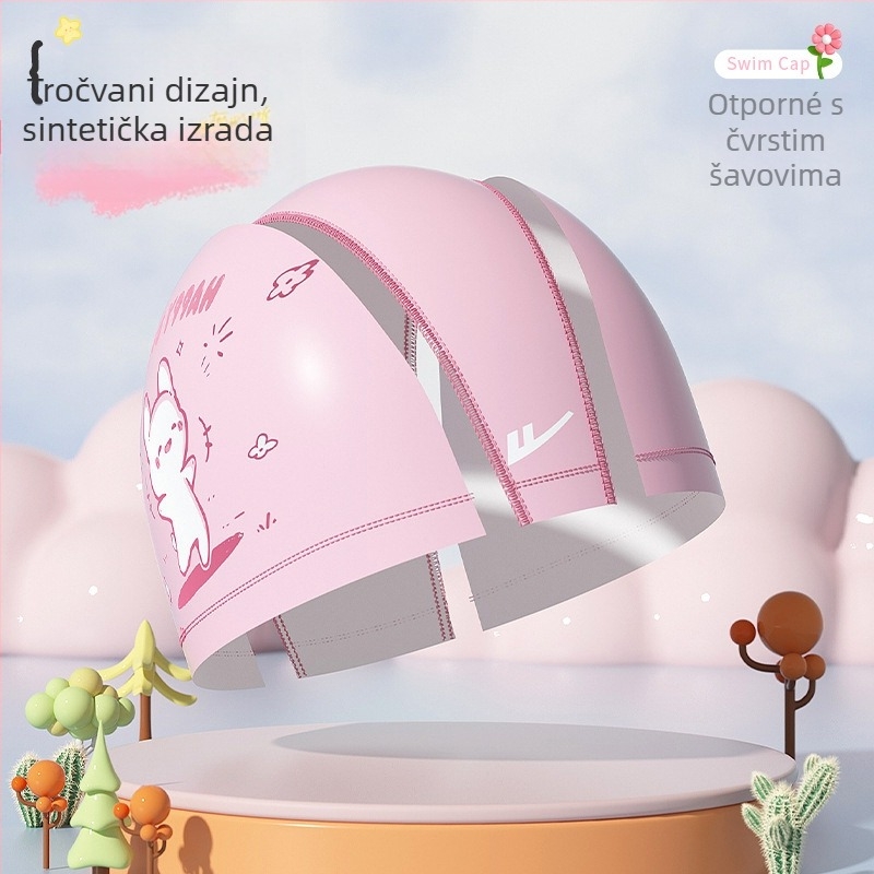 Dječje plivačke naočale sa kapom, trodijelni set, PC leće, protiv zamagljivanja, vodootporne