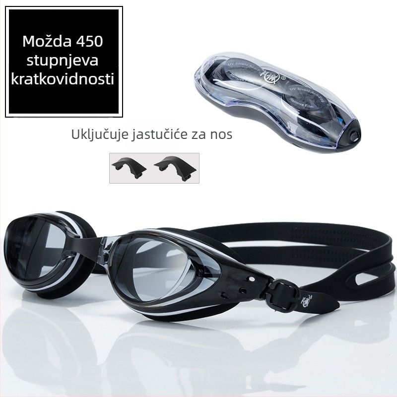 Dječje plivačke naočale s anti-fog zaštitom i PC lećama, vodootporne