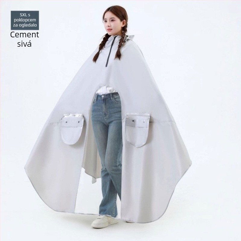 Mingjia pončo za kišu za električna vozila i motocikle, Oxford platno 0,2 mm, PVC vodootporni sloj, ponovno upotrebljivo, prilagodljivo, za odrasle