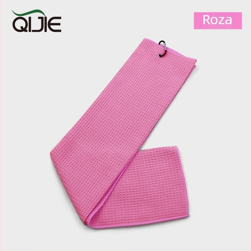 Golf ručnik od mikrovlakana s wafl uzorkom, 260 g, ravno tkanje, logotip otisnut.