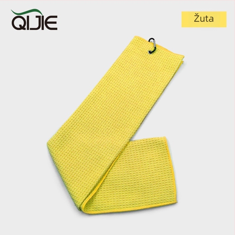 Golf ručnik od mikrovlakana s wafl uzorkom, 260 g, ravno tkanje, logotip otisnut.