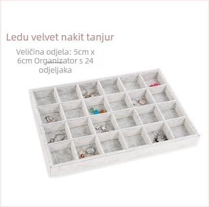 Kutija za nakit s mrežastim dijelovima, prozirna, otporna na prašinu, materijal papir, pastoralni stil