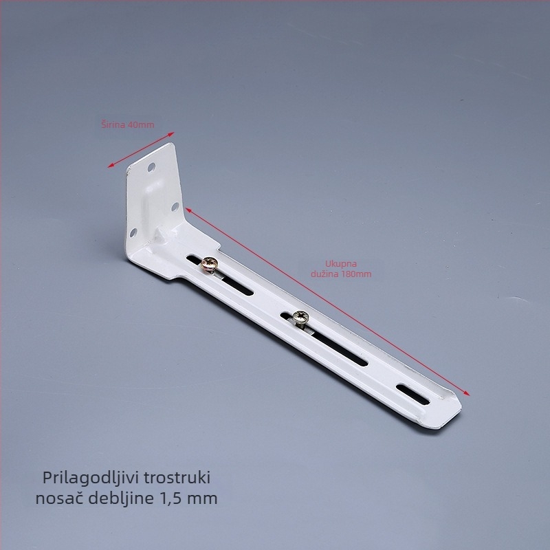 Gornji držač zavjese — višenamjenski, model Curtain top code, materijal čelik, za viseće zavjese, stil moderni minimalizam